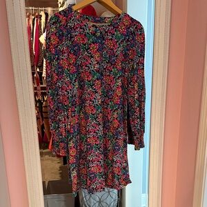 LNC- Lilly Pulitzer - size small -Floral Long Sleeve Dress - Multicolor